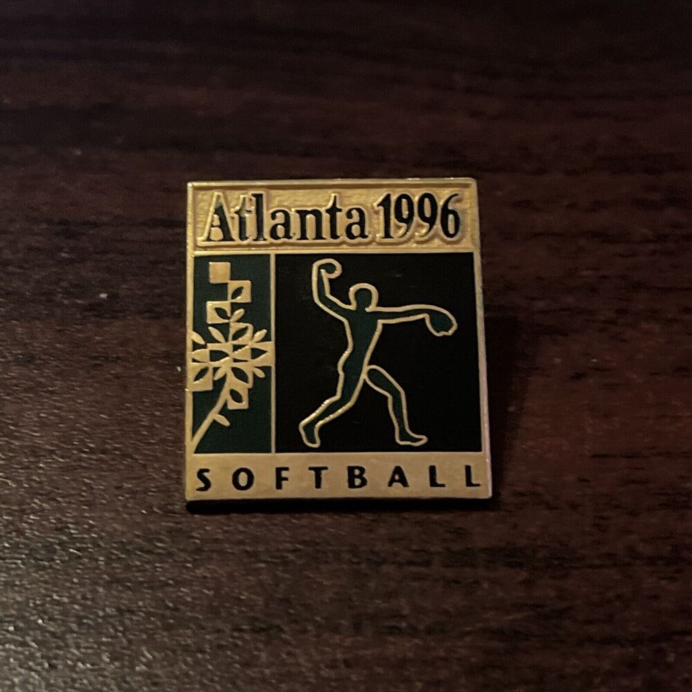 1996 Atlanta‎ Olympics Softball Event Lapel Hat Pin